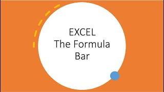 Excel Quick Tips - The Formula Bar