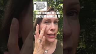 How to conceal FINE LINES & WRINKLES ⁉️