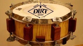 100% Upcycled Snare Drum Build Video Part 1