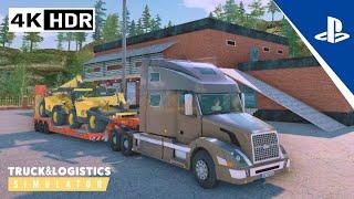 CRASHED WITH AMERICAN TRUCK | THUSTMASTER T300 | Truck & Logistics Simulator | PS5 4K 60FPS