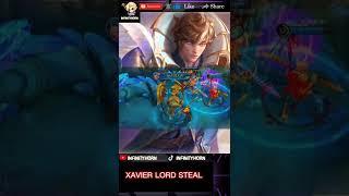 XAVIER LORD STEAL | MLBB OMG MOMENTS | Mobile Legends: Bang Bang