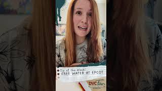  DVC Tip of the Week - Free Water at Disney!  #disneyparks #disneyvacationclub #traveltips