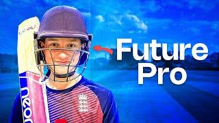 I Faced 100 Balls With A 13 Year Old Future Pro Cricketer | Jackson Bentley