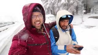 Heavy Snowfall in Mall Road Manali || Manali Vlog 12Jan 2020