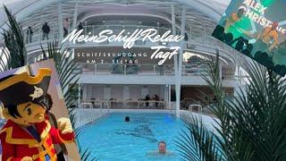 [Vlog7] 2. Seetag auf der MeinSchiff Relax im Suitenbereich der Xlounge, xBar, Xcoast und das Deck4