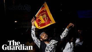 Sri Lankans celebrate as president Gotabaya Rajapaksa resigns