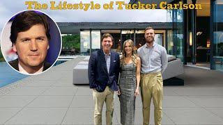 The Lifestyle of Tucker Carlson Wife, 4 Children, Age 56, Houses, Cars, Net Woth