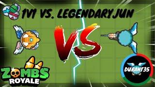 1v1 vs  LegendaryJun in ZombsRoyale.io