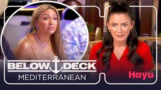 Aesha claps back at very rude Charter Guest | Season 9 | Below Deck Med