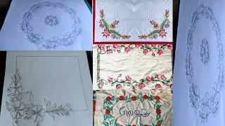 Beautiful Embroidery Pillow cover Design || Embroidery design || Kadhai design