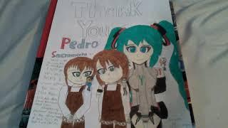 My finished project for my appreciation gift for Pedro Sacramento, his OCs, and animation videos.