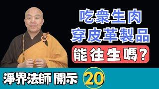 淨界法師：吃衆生肉、穿皮革製品、吃雞蛋，還能往生嗎？