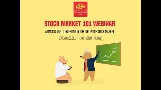 PSE's Free Webinar (Stock Market 101) on September 06, 2017