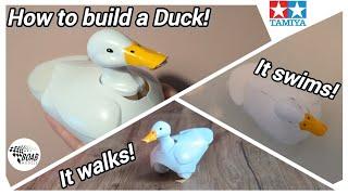 How to Build a Duck - Tamiya Walking and Swimming Duck model kit