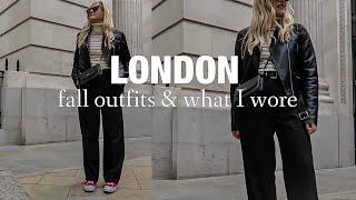 WHAT I WORE in London in October | Fall Outfits & Styling Stripes