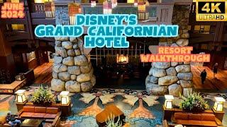 Disney's Grand Californian Hotel Tour-Disneyland Resort 2024 Walkthrough [4K]