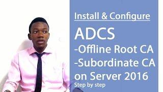 *NEW* Install & Configure Offline Root CA on Server 2016 (Part 1)