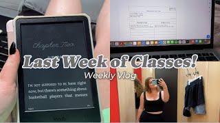 WEEKLY VLOG: last week of classes, shopping + PR haul, studying for finals