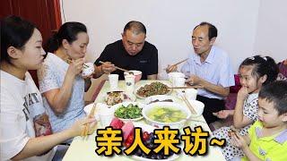 Dad and nephew have come to Chongqing, Xiao Du will serve 3 catties of cold beef