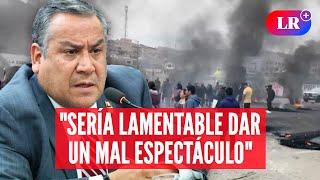 GUSTAVO ADRIANZÉN pide a manifestantes NO REALIZAR MARCHAS durante los días de APEC | #LR