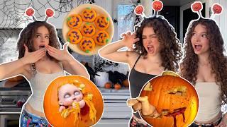 PUMPKIN CARVING and HALLOWEEN BAKING CHALLENGE!