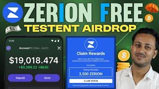 Zerion Testent Airdrop $22M Funding  🪂 | New Airdrop Today | Today Free Airdrop | Crypto Airdrop