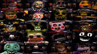 Five Nights at Freddy's 2 Mods: Jumpscares Compilation (no delay)