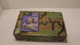 Unboxing 1/35 Warf Embankment Verlinden 2168