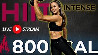 60-MIN TOTAL BODY HIIT WORKOUT (heavy weights, weight loss, strength and sculpting, belly fat + abs)