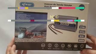 Inversor 3000w Transformador Conversor Veicular 12v para 110v