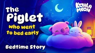 The Piglet That Went To Bed Early  PERFECT Bedtime Story For Kids Nighttime Routine