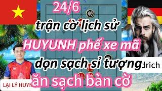 Trận cờ lịch sử Huynh phế xe mã dọn sạch sỉ tượng ăn sạch bàn cờ, cờ tướng hay 4k