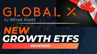 Global X (Canada) NEW Growth ETFs Reviewed | Enhanced Index ETFs : Higher Returns Long Term - Pt. 1