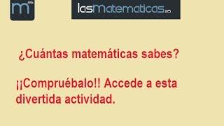 Test de lasmatematicas.es