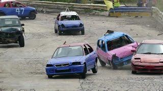 Banger Racing Angmering Raceway Van Bangers 24-7-16