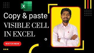 Copy & Paste VISIBLE CELLS ONLY | Nexgen Computer Training Institute #excel #learnexcel #course