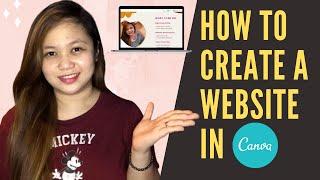 HOW TO CREATE A WEBSITE IN CANVA | SUPER EASY GAWIN | TAGALOG TUTORIAL | Sarah Jane Semic