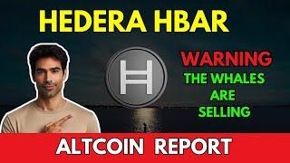 WARNING: The Whales Are SELLING | Hedera HBAR Price Prediction | Hbar Analysis