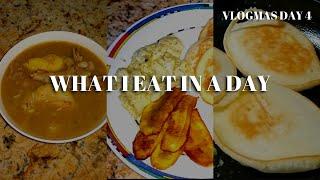 WHAT I EAT IN A DAY| JAMAICAN EDITION | VLOGMAS DAY 4| Davialovelife