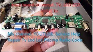 main board universal  TV LED LCD. install main board universal. tv lcd 42 inch