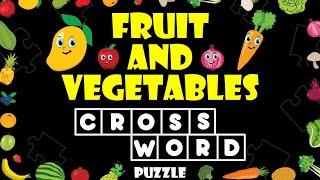 Guess the Fruit and Vegetables Quiz | Which Fruit or Vegetable Am I? | Fruit & Vegetables Crossword