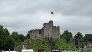 Cardiff Castle [Castell Caerdydd], Wales UK - 25/7/2024