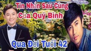 Những Dòng Tin Nhắn Cuối Cùng Của Lê Quý Bình Trước Khi Mất