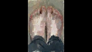 My Annual Foot Painting #art #painting