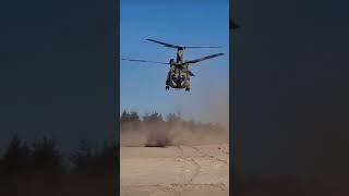 CH - 47 Chinook Flying Extremely Low V3 