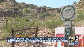 Hiker's body found at Phoenix mountain