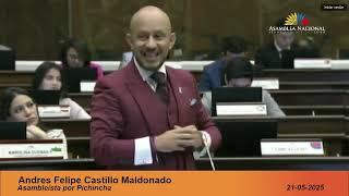 Asambleísta Andrés Castillo - Sesión 003