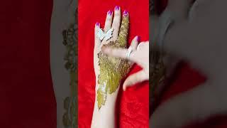 Beautiful simple mehandi ka design back hand #mehndi #shots #henna #trending