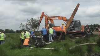 30 Ton Atlas 1702 Excavator Pull Preparations on Drumlinmedia an Irishwebtv.com Media Group