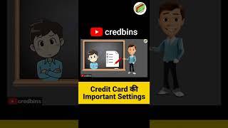 Credit Card Important Settings  #shorts #creditcard #cardsettings